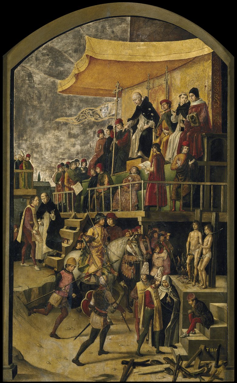 Saint Dominic, bir Auto da Fe