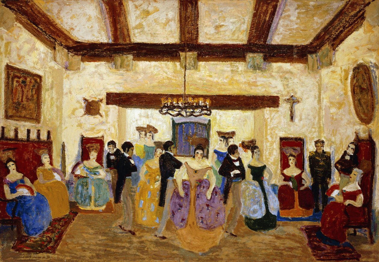 Koloni Toplantısı; Reunion Koloni by Pedro Figari