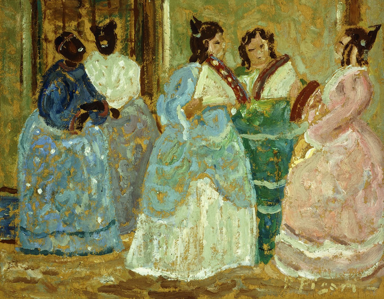 Koloni Sahnesi; Escena Kolonyal by Pedro Figari