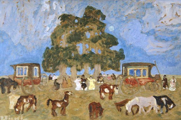 Yolda Karşılaşma by Pedro Figari