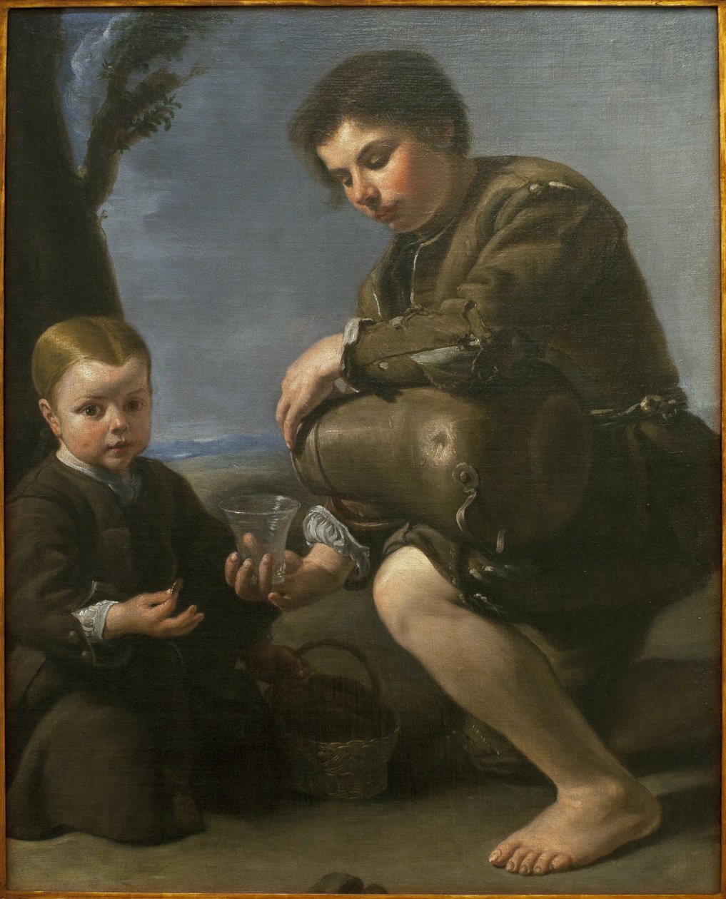 Şarap satıcısı. Pedro Nunez de Villavicencio (yaklaşık 1640-yaklaşık 1698), tuval üzerine yağlı boya, yaklaşık 1685. Sevilla, İspanya Güzel Sanatlar Müzesi. by Pedro Nunez de Villavicenzio