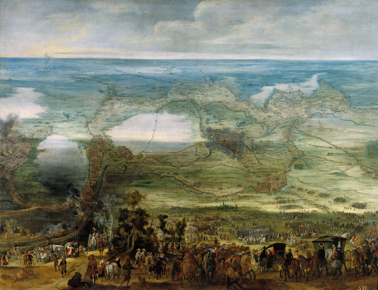 Breda sitesinde Isabel Clara Eugenia by Peeter Snayers