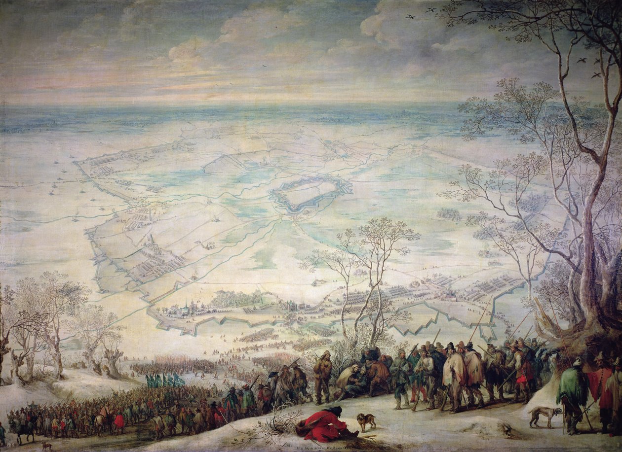 Aire Sur La Lys Kuşatması'ndaki Birlikler by Peeter Snayers