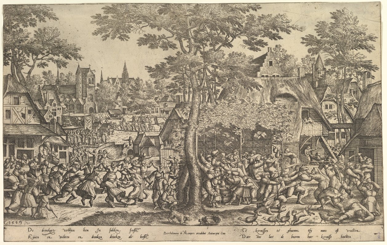 Köylü Fuarı, 1559. by Peeter van der Borcht