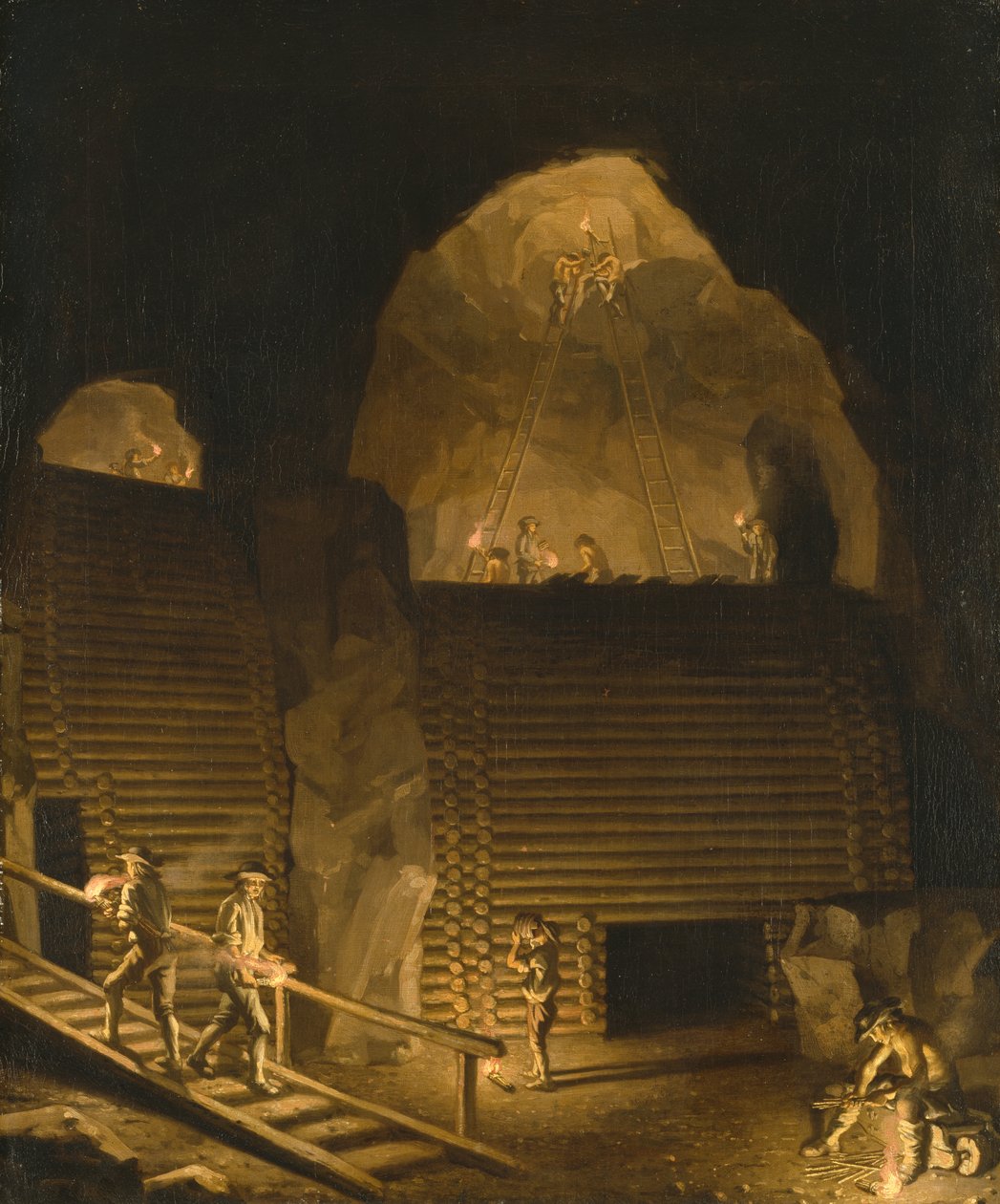 Falun Bakır Madeni by Pehr Hilleström