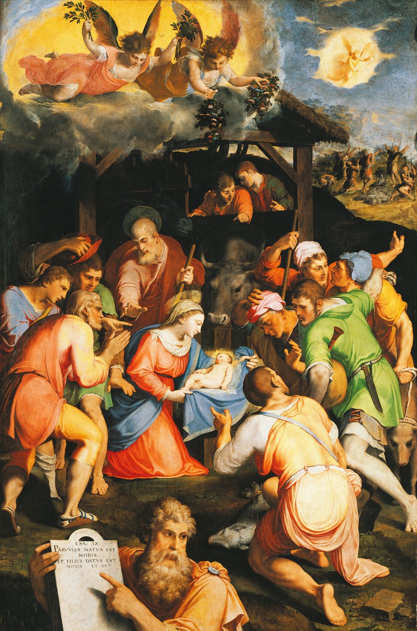 Çobanların Hayranlığı, Pellegrino Tibaldi (1541-1583) by Pellegrino Tibaldi