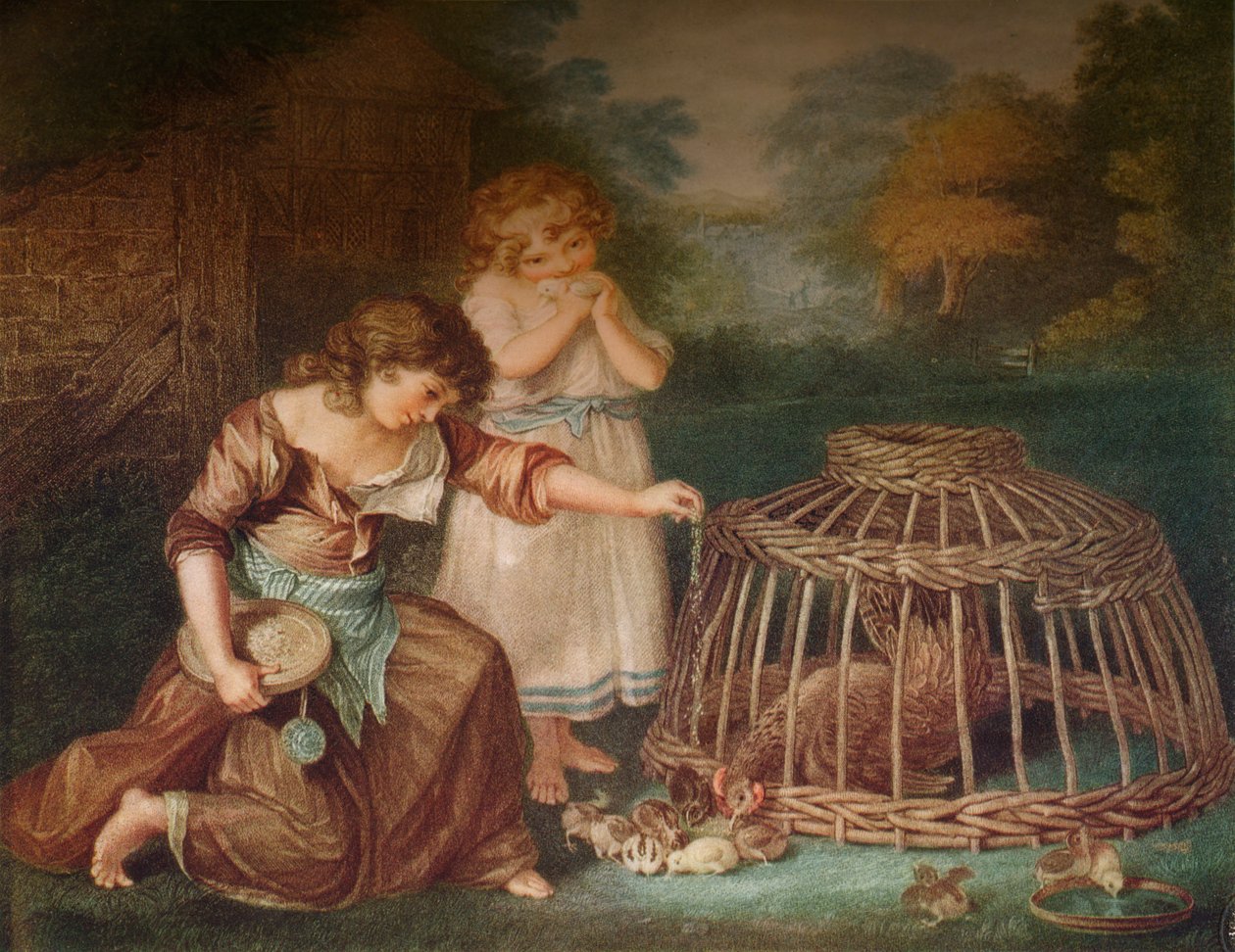 Tavuk Besleme, c1788 by Peltro William Tomkins