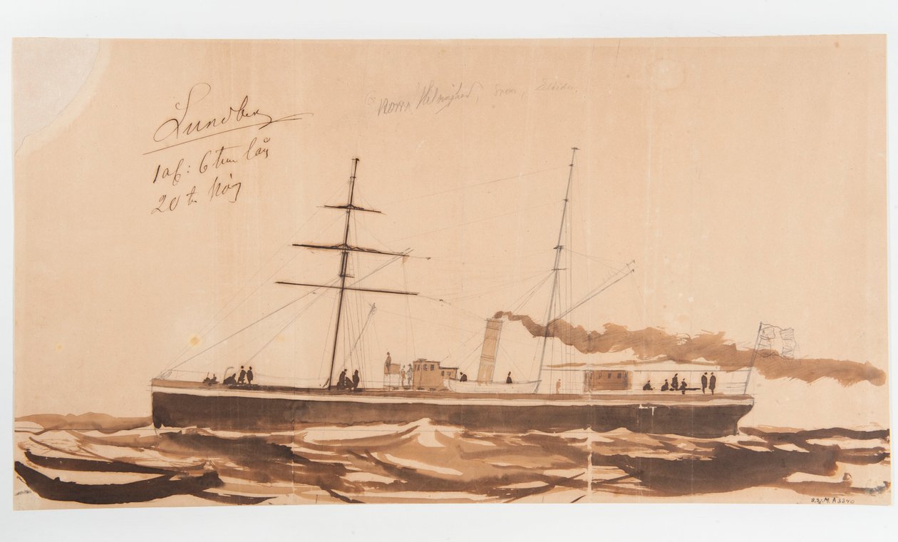 Angfartyget NORRA HELSINGLAND by Per Wilhelm Cedergren