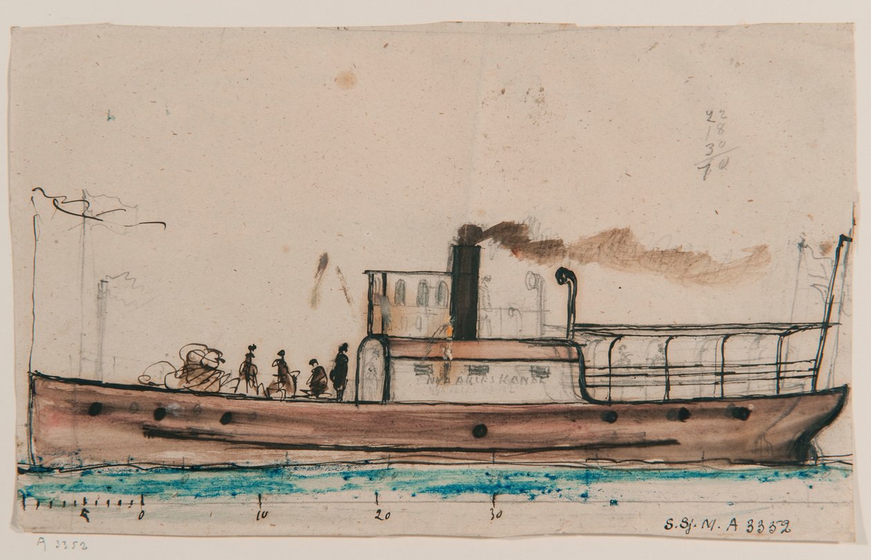 Angfartyget NYA AKERS KANAL by Per Wilhelm Cedergren