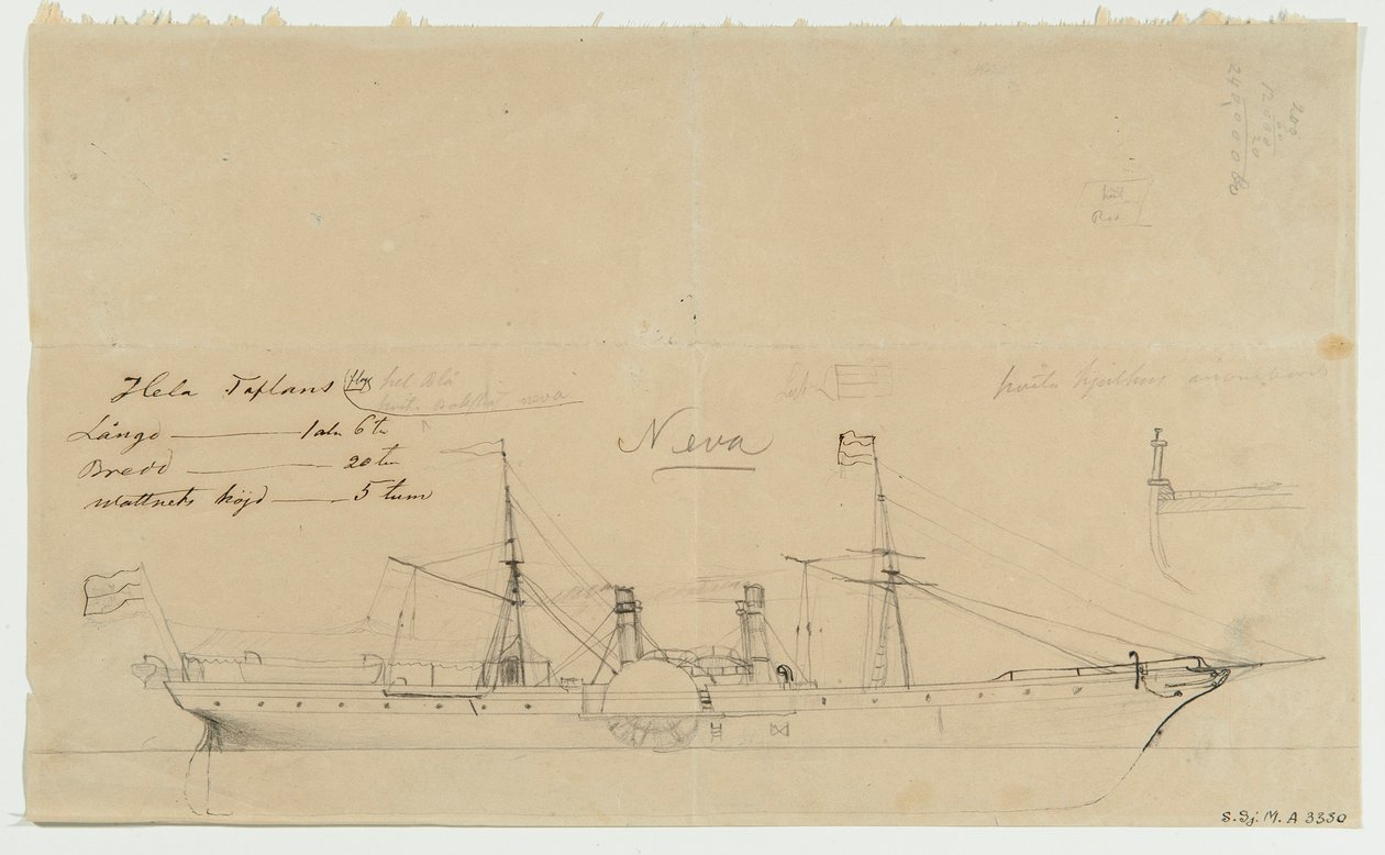 uzun gemi NEVA by Per Wilhelm Cedergren