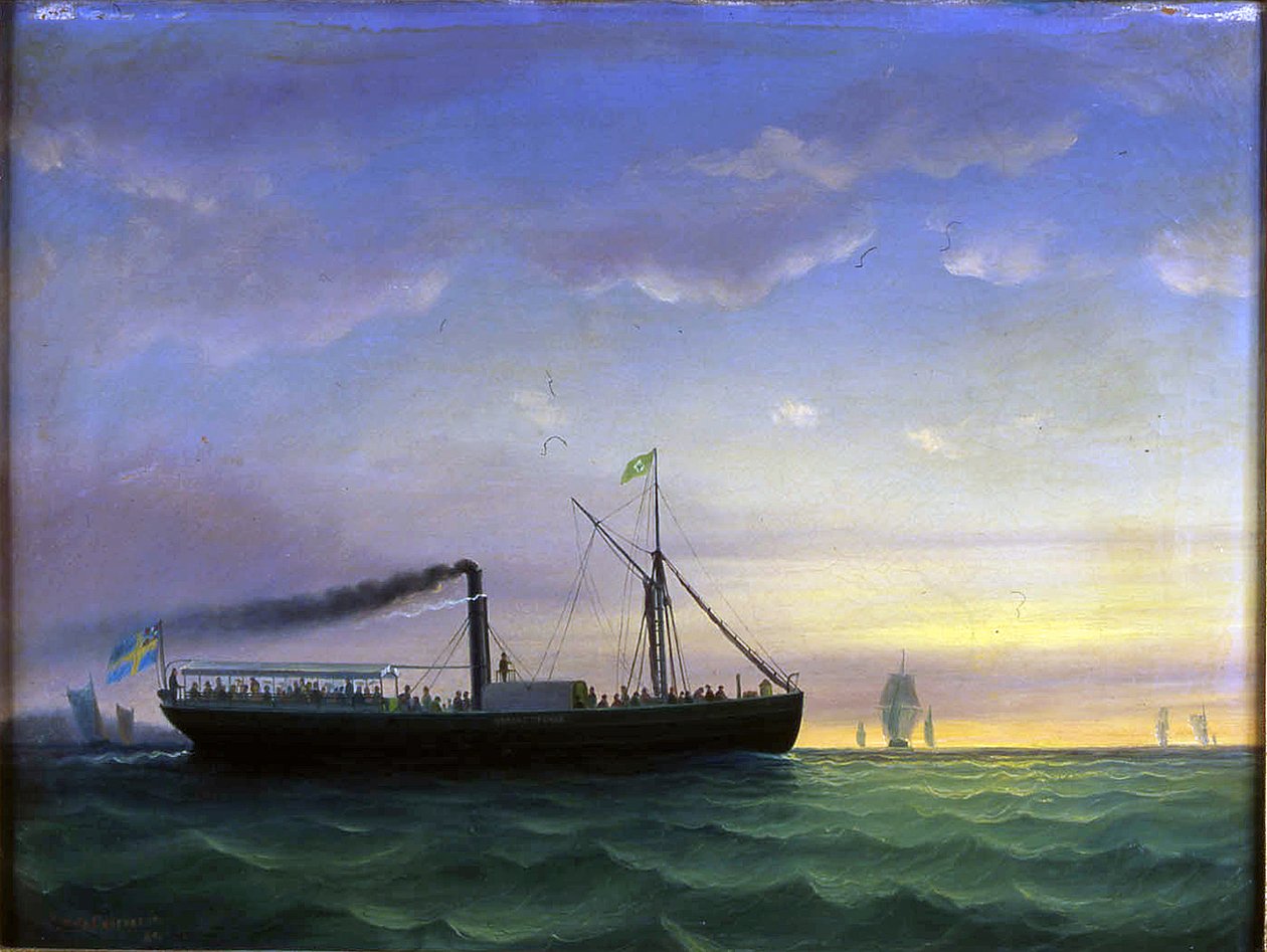 Passagerarangfartyget ESAIAS TEGNER by Per Wilhelm Cedergren