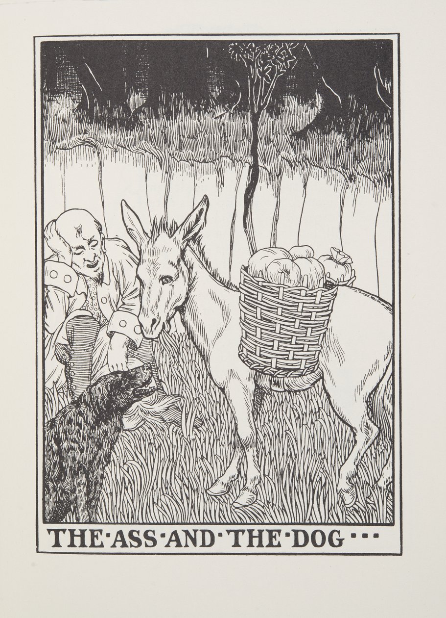 Eşek ve Köpek, Fontaine Fables, pub
