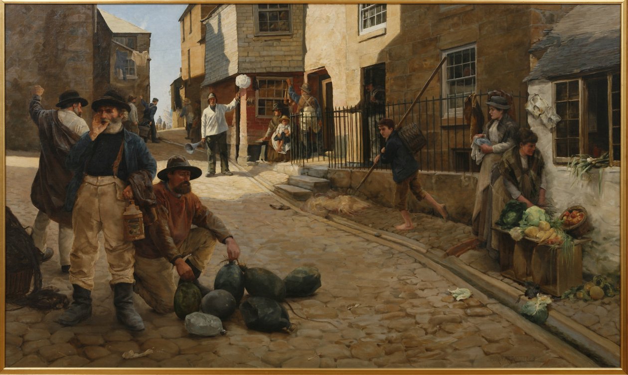 Hevva Hevva !, 1889 by Percy Robert Craft