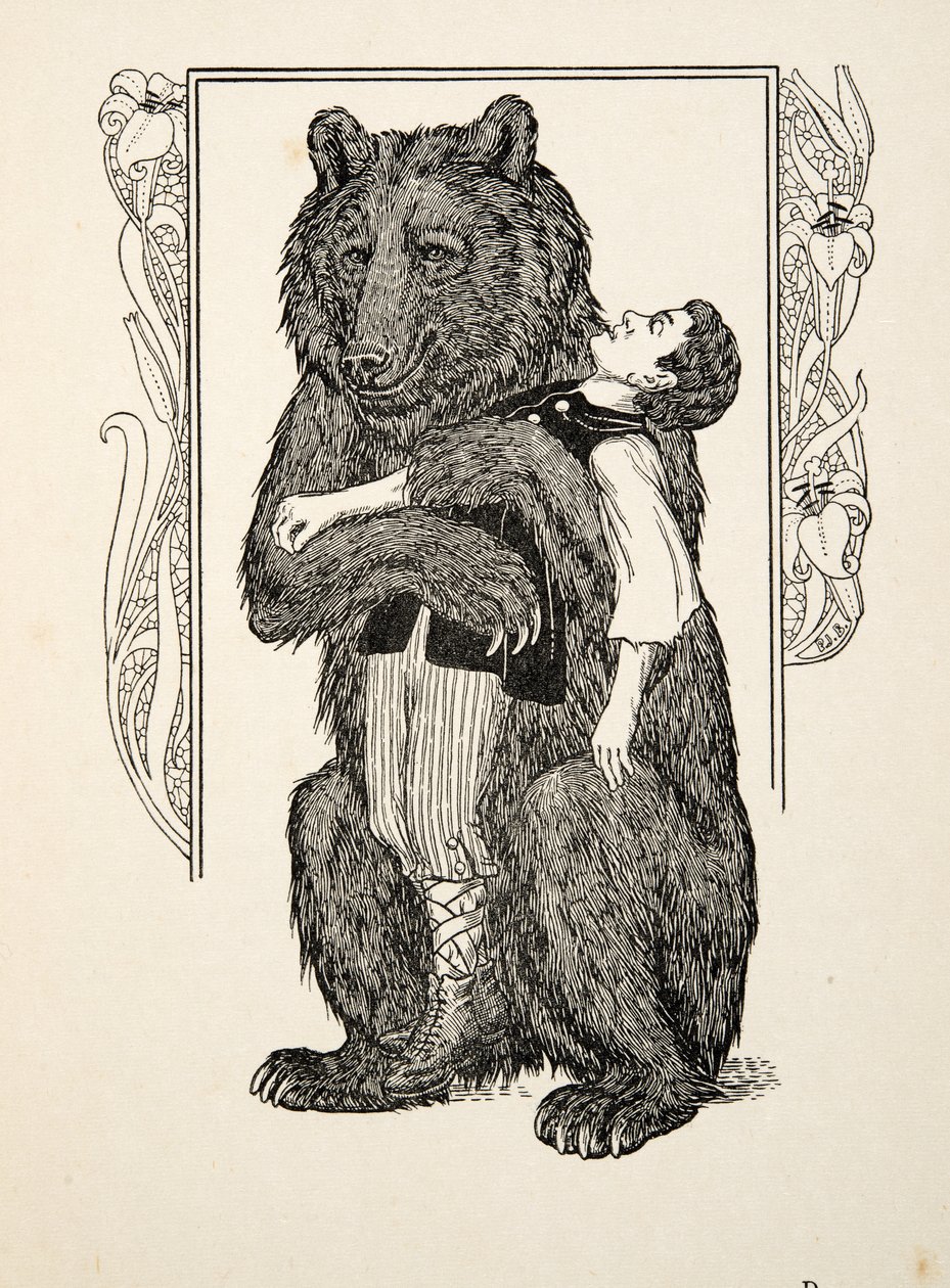 Hayvanların Yüz Anekdotlarından Ayı ve Çocuk, pub. 1924 by Percy J. Billingshurst