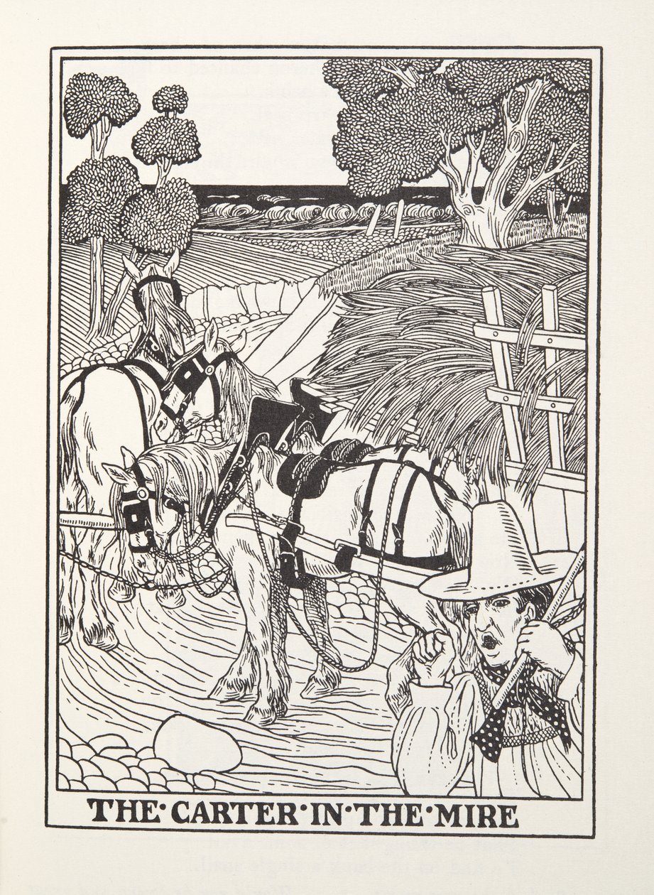 The Carter in the Mire, Fontaine Fables, pub