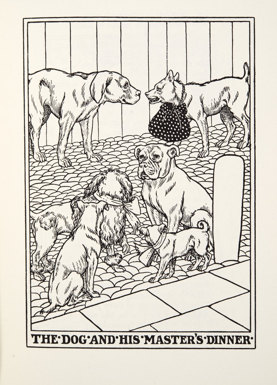 Köpek ve Ustaları Yemeği, Fontaine Fables, pub