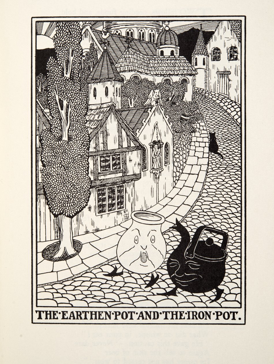 Toprak Çömlek ve Demir Çömlek, Fontaine Fables, pub