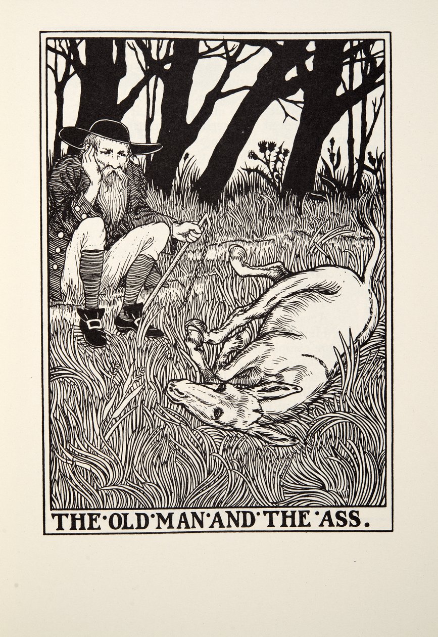 Yaşlı Adam ve Eşek, Fontaine Fables