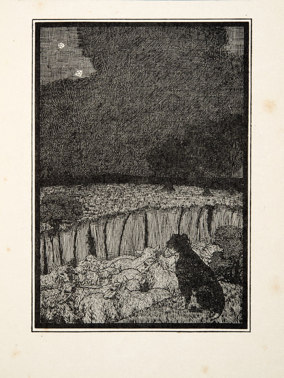 Hayvanların Yüz Anekdotundan Çoban Köpeği, pub. 1924 by Percy J. Billingshurst