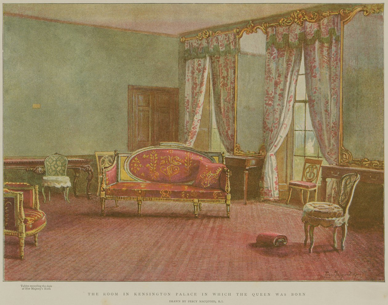 Kuzey Çizim Odası by Percy Macquoid