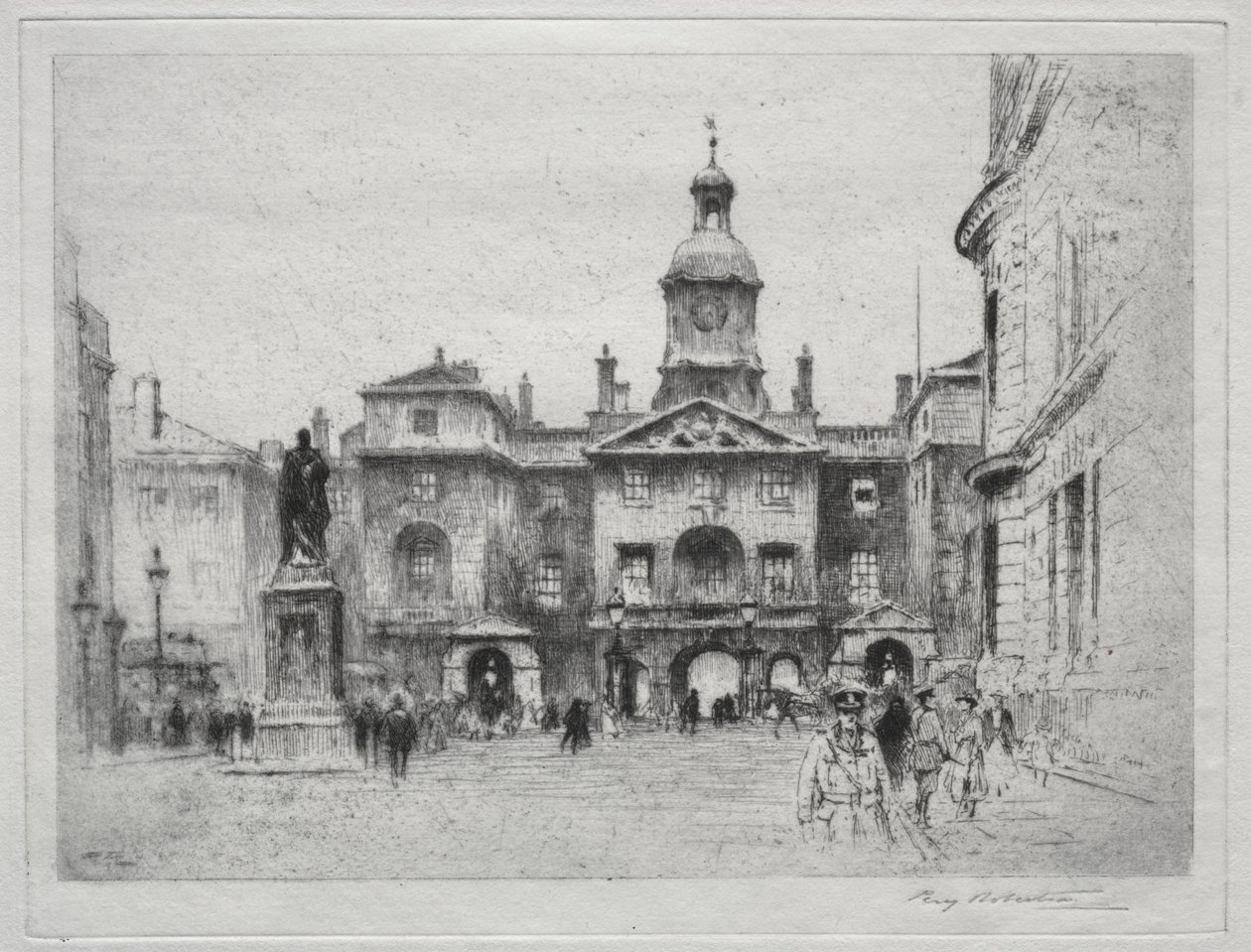 At Muhafızları, Whitehall by Percy Robertson