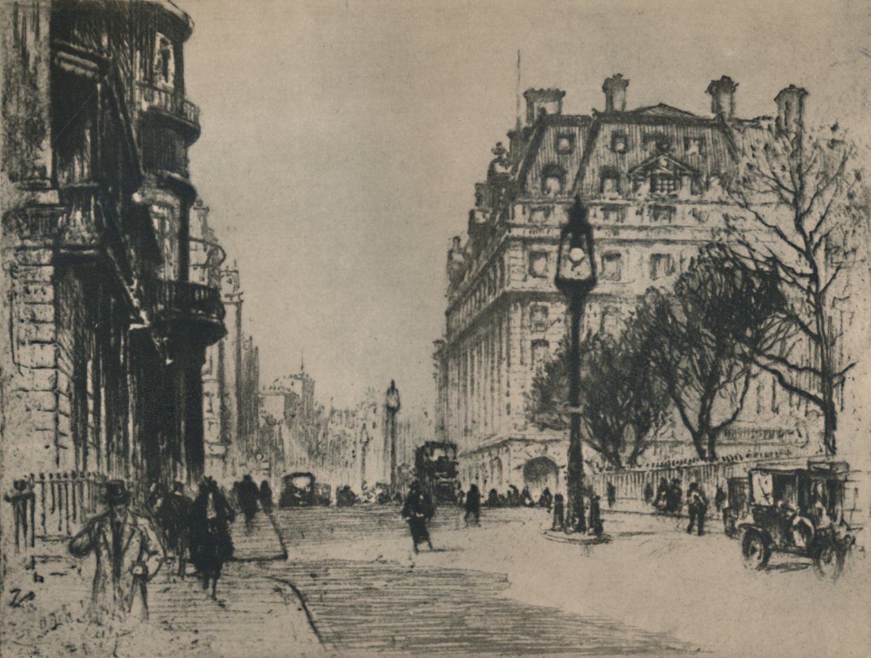 Piccadilly, 1927. by Percy Robertson