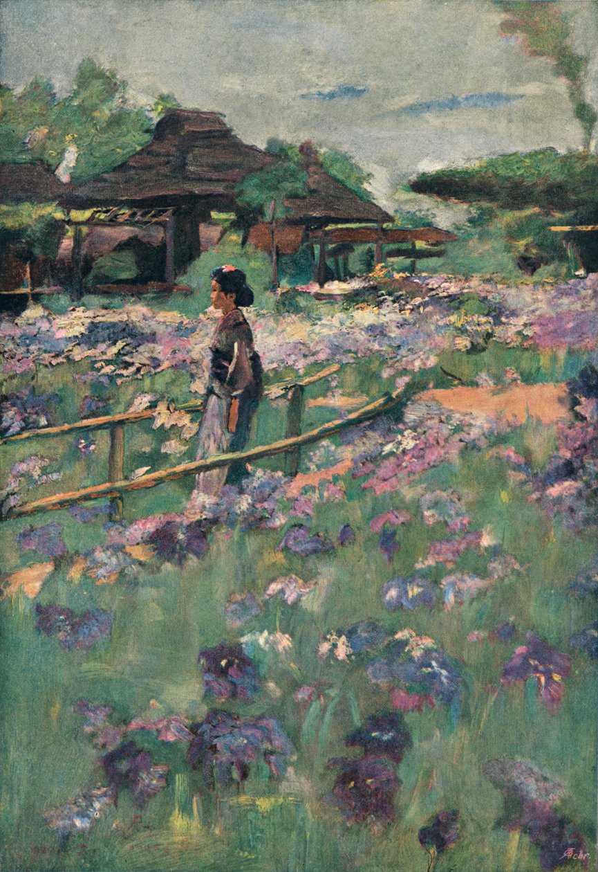 Japon temalı bir resim, 1898 by Percy Sturdee