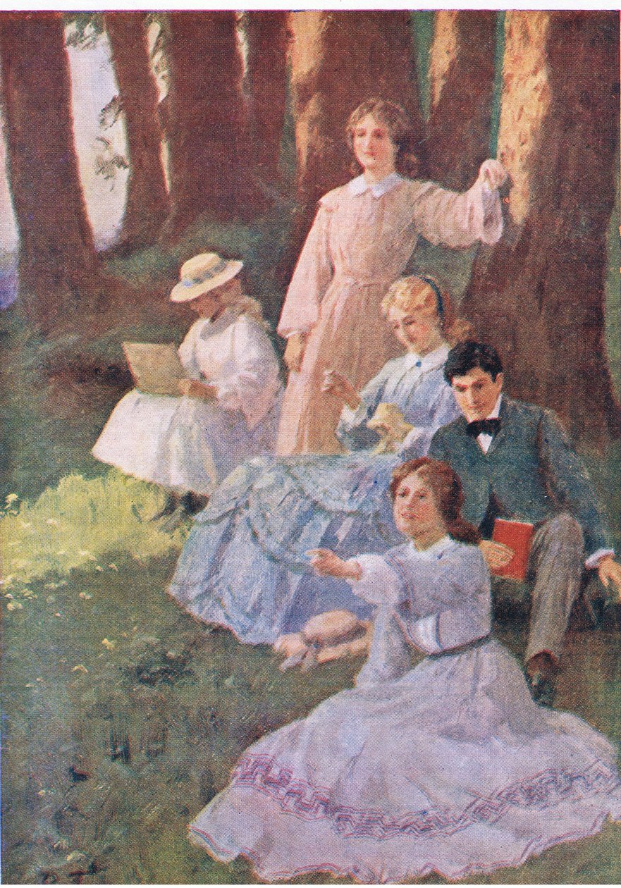 Jo işaret etti ve Laurie, Associated Newspapers Limited tarafından yayınlanan Little Women, 1940 c.
