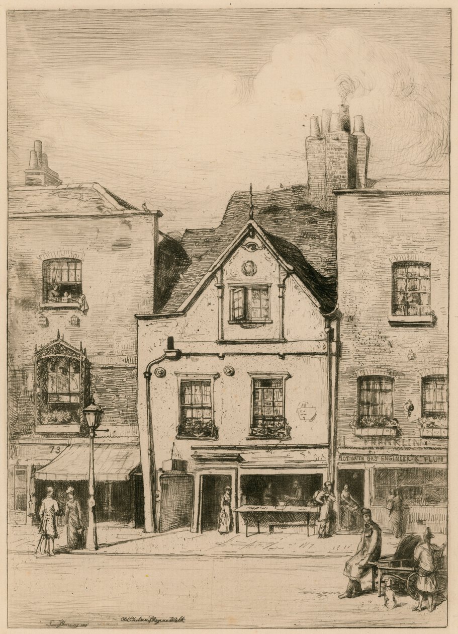 Chelsea (gravür) by Percy Thomas