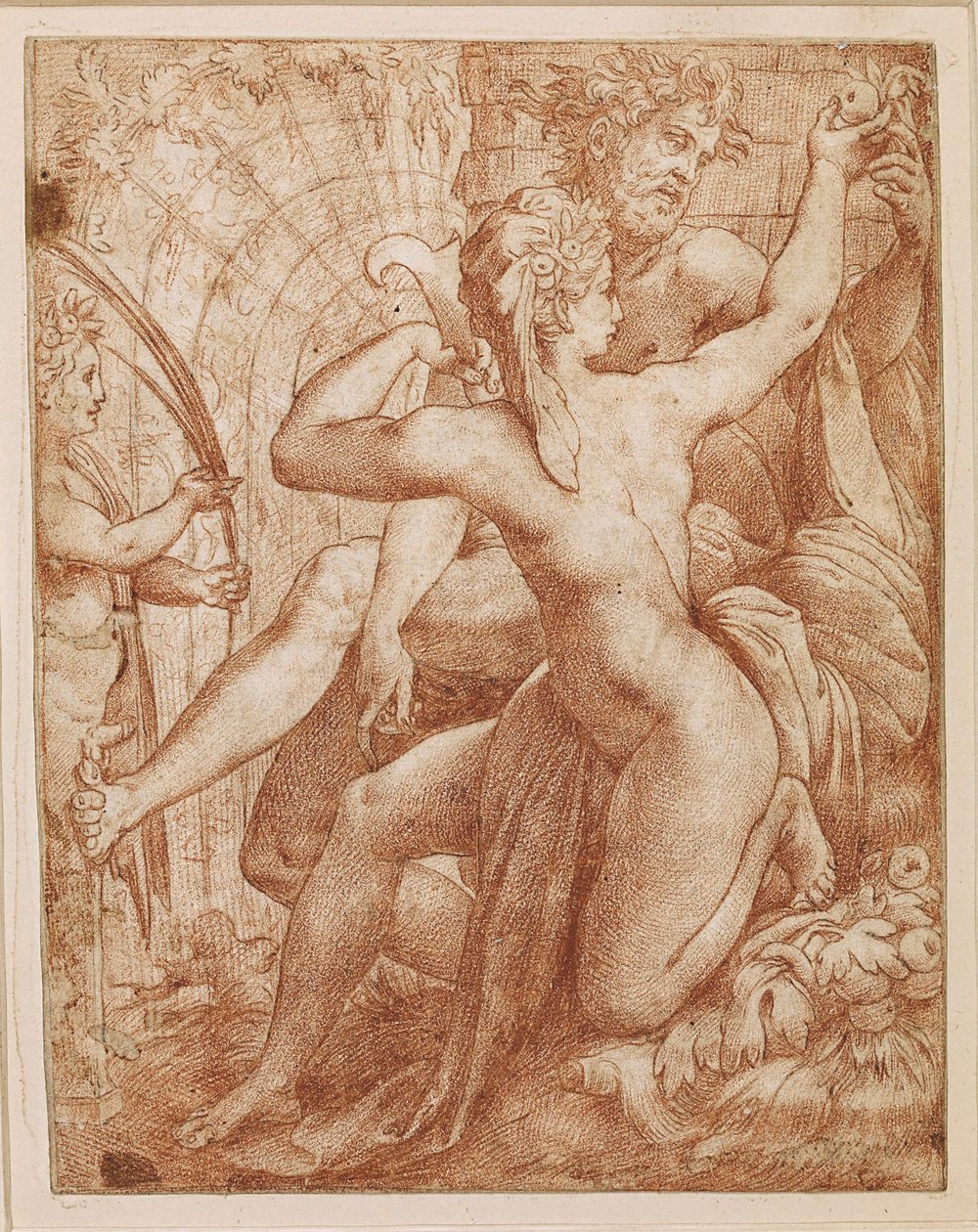 Vertumnus ve Pomona, c. 1527. by Perino del Vaga