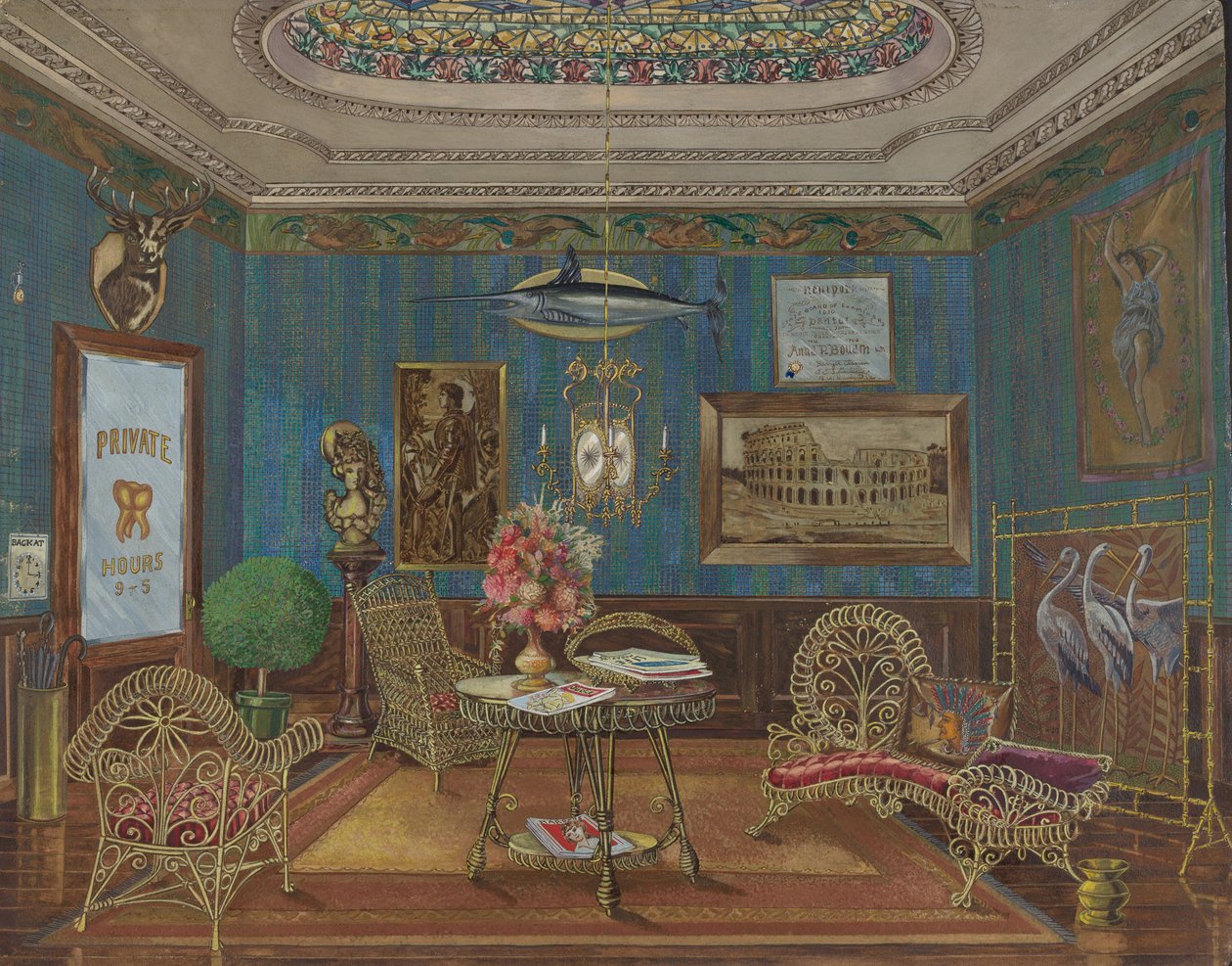 Dişçi Bekleme Odası, 19351942. by Perkins Harnly