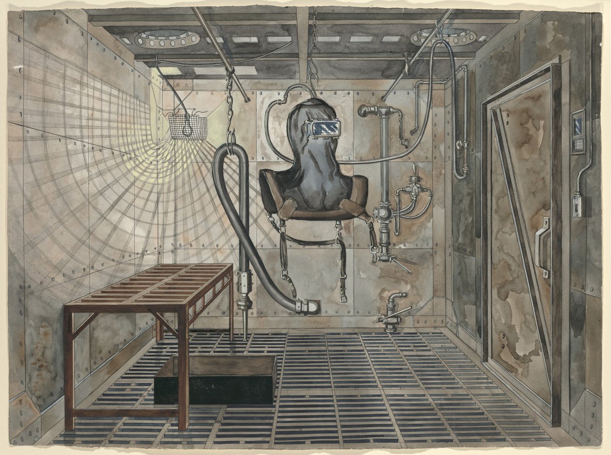İç Kumlama Odası, 1935, c. 1947. by Perkins Harnly