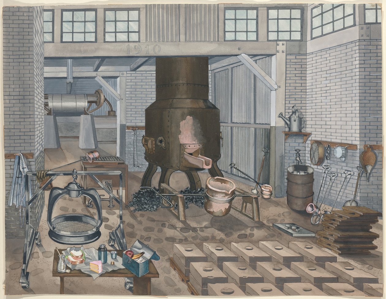 Demir Dökümhanesi, 1910, 19351942. by Perkins Harnly