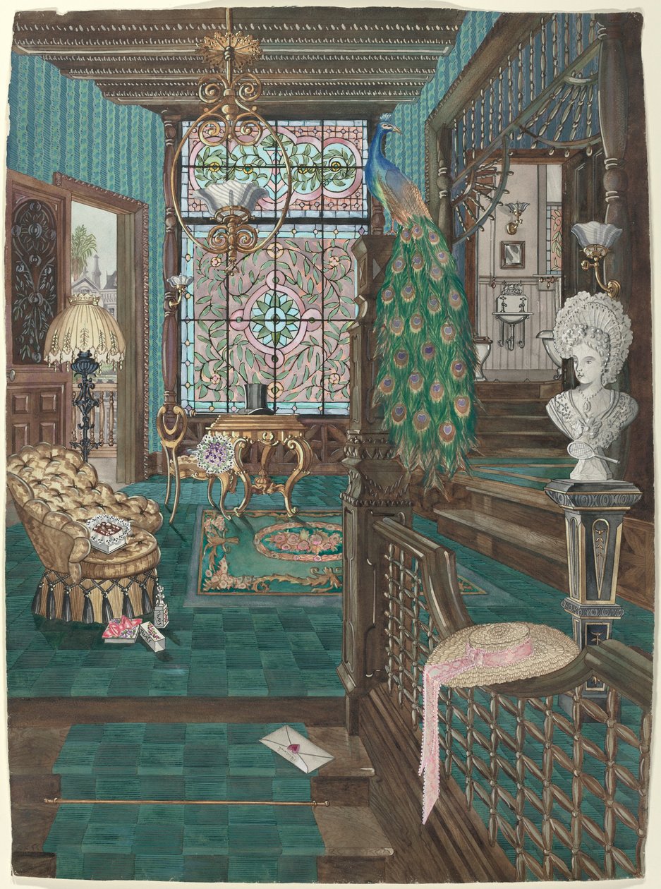 İkinci Kat Merdiven Sahanlığı ve Holü, 19351942. by Perkins Harnly