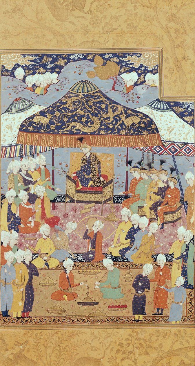 Bir Prens Resepsiyonu by Persian School