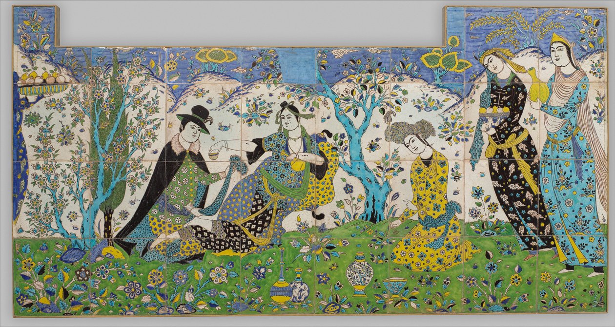 Bahçe Buluşması, 1640-50 by Persian School