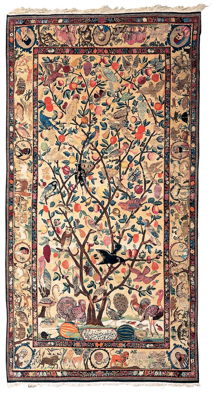 İnce bir Kirman kilim, 1898-99 by Persian School