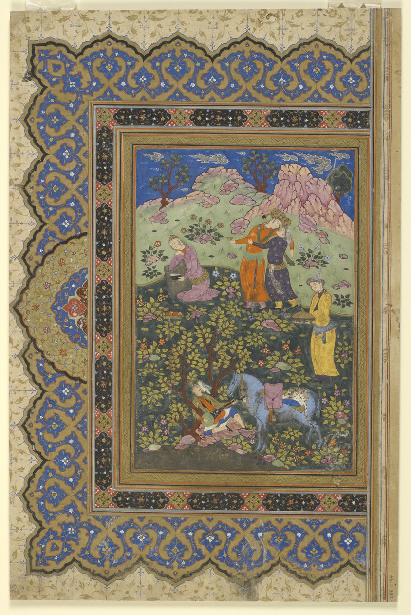 Bir prens bayramları, 1630-39 by Persian School