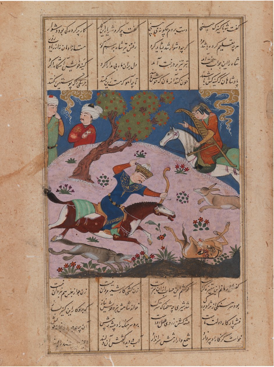 Baahram Gur avı, bir Nizami Khamseh
