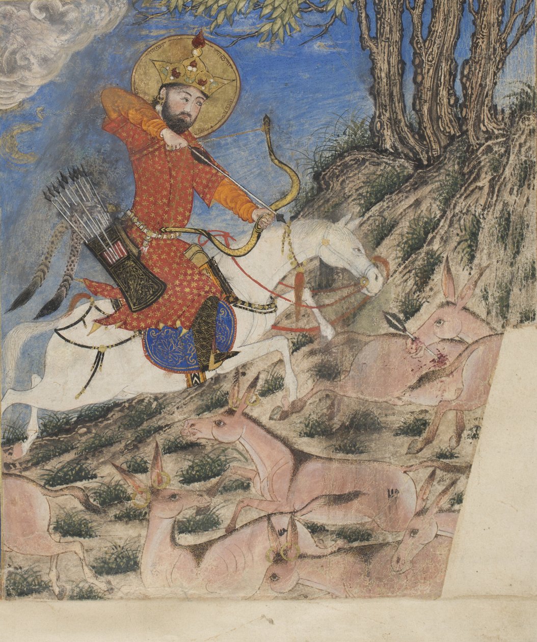 Harici Gür Av Ogarları by Persian School