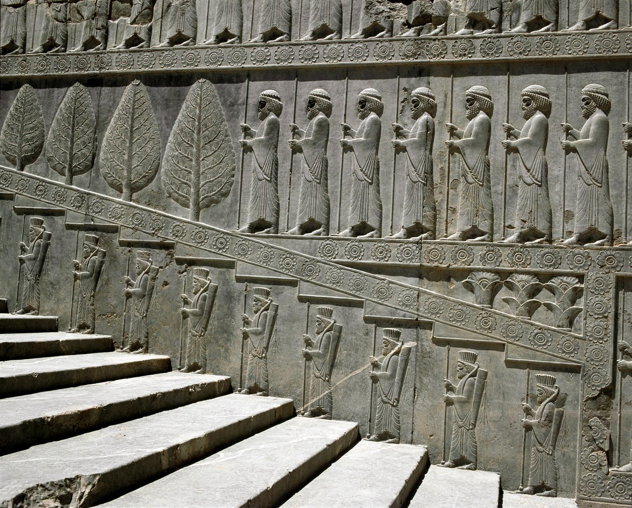 Susa ve Pers Muhafızları. Apadana