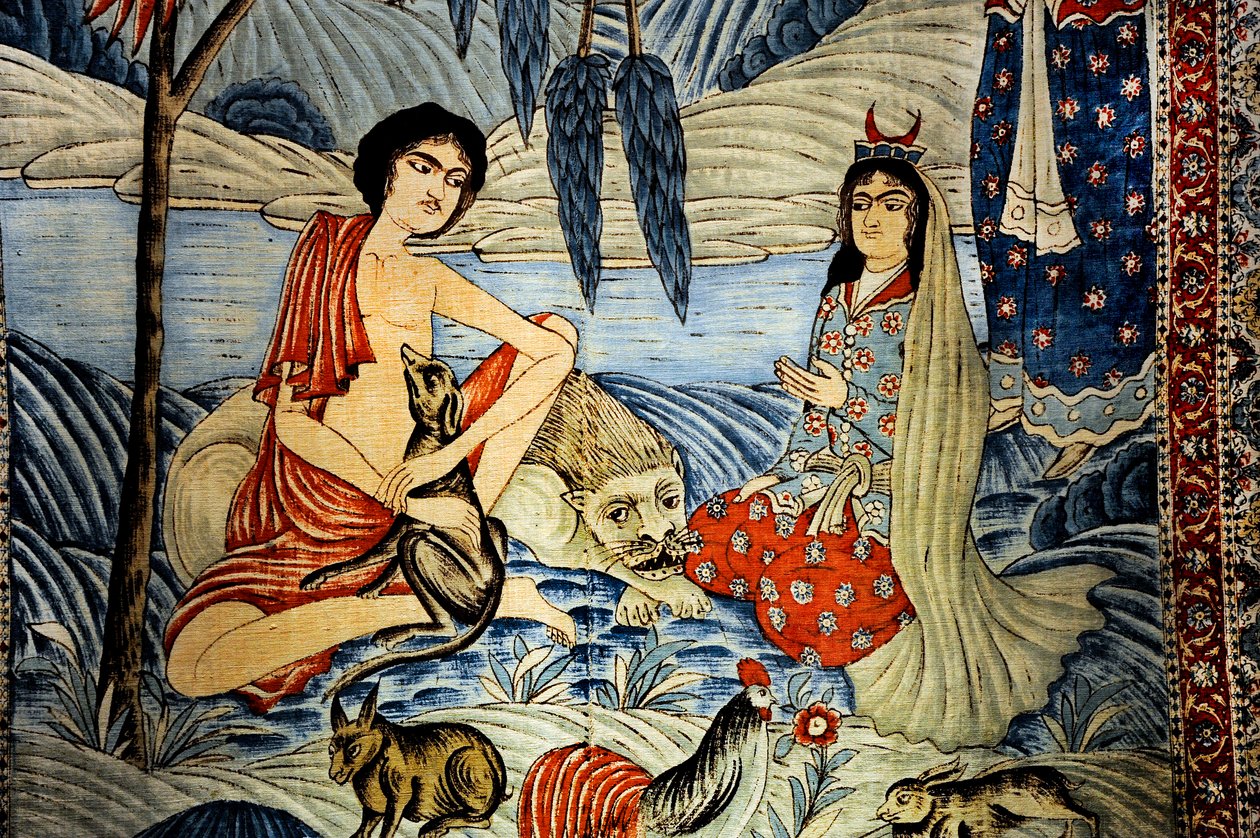 Leyla ve Mecnun by Persian School
