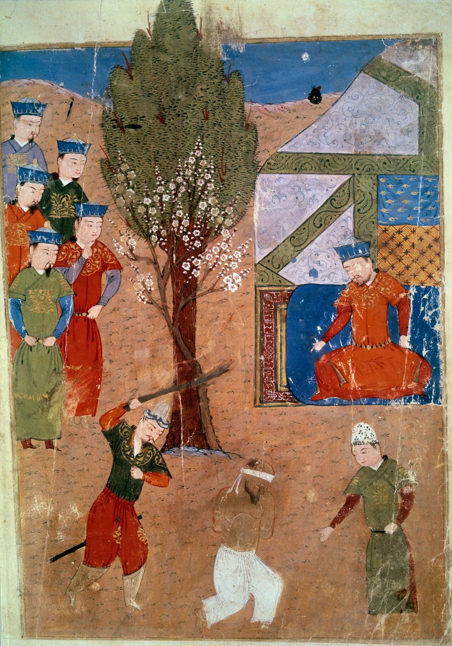 Tahtında Çağtay Han