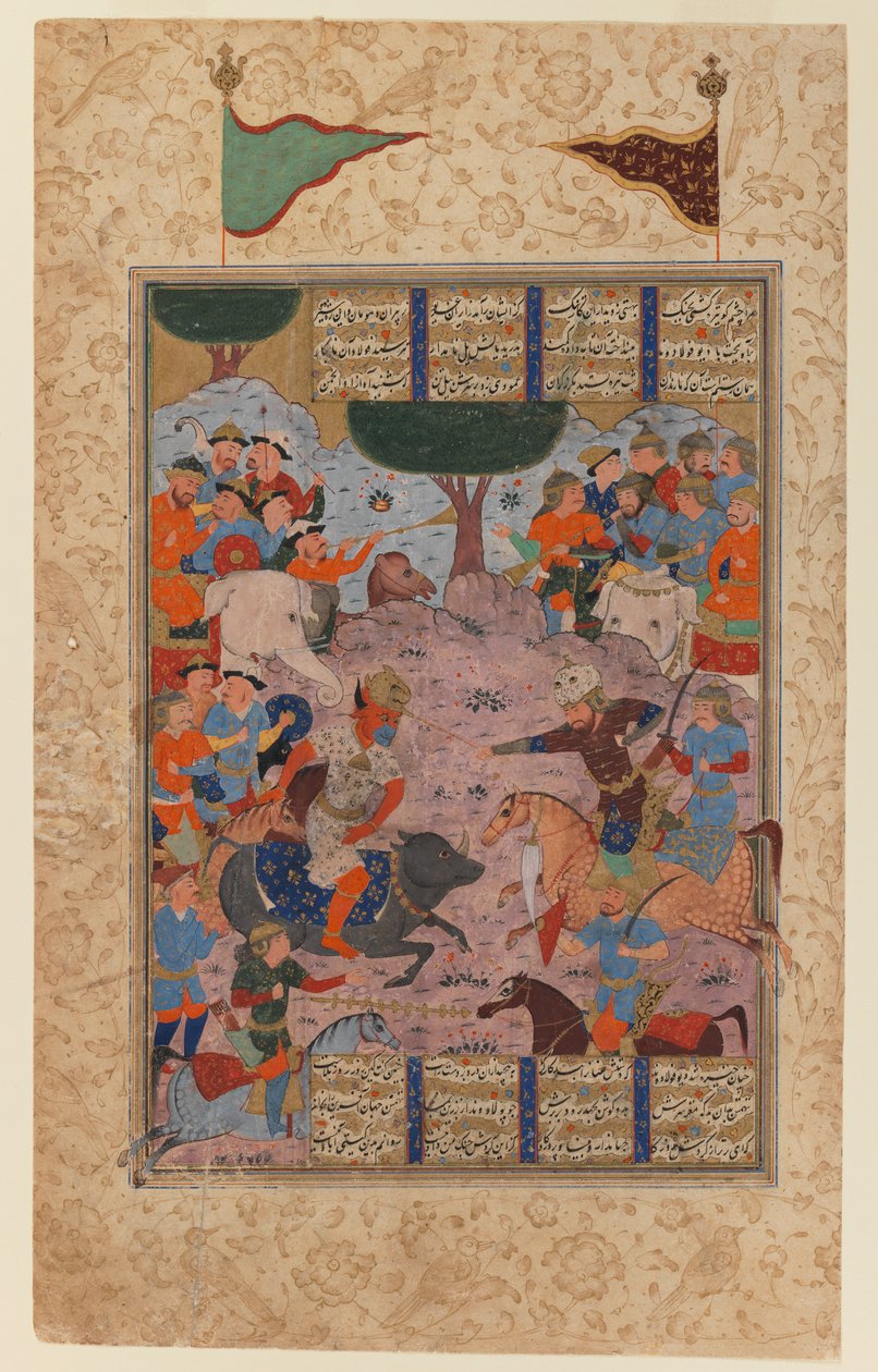 Rustam Fighting Puladvand Div, bir Shanameh