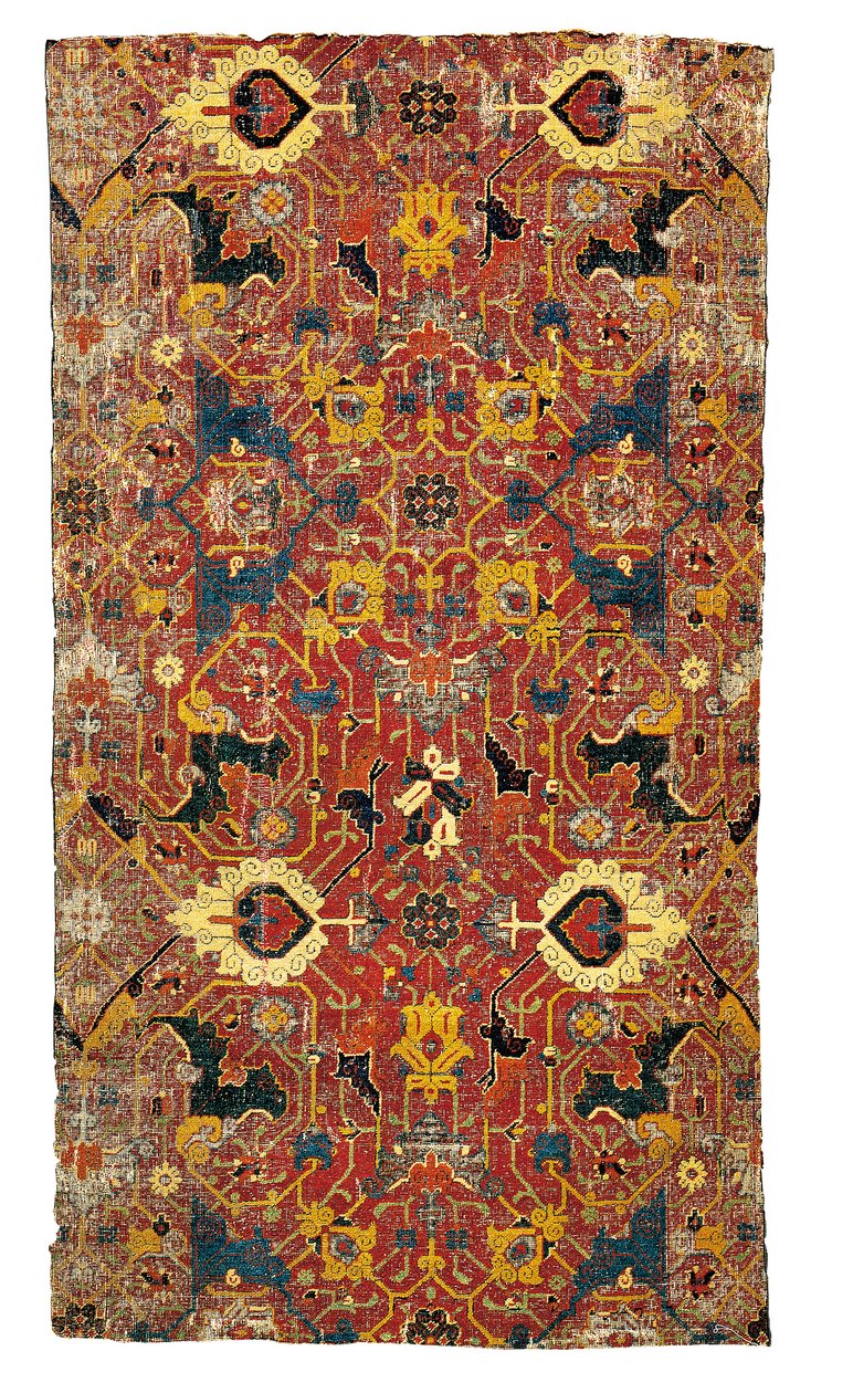 Tebriz madalyon halı parçası, Kuzey Batı Pers by Persian School