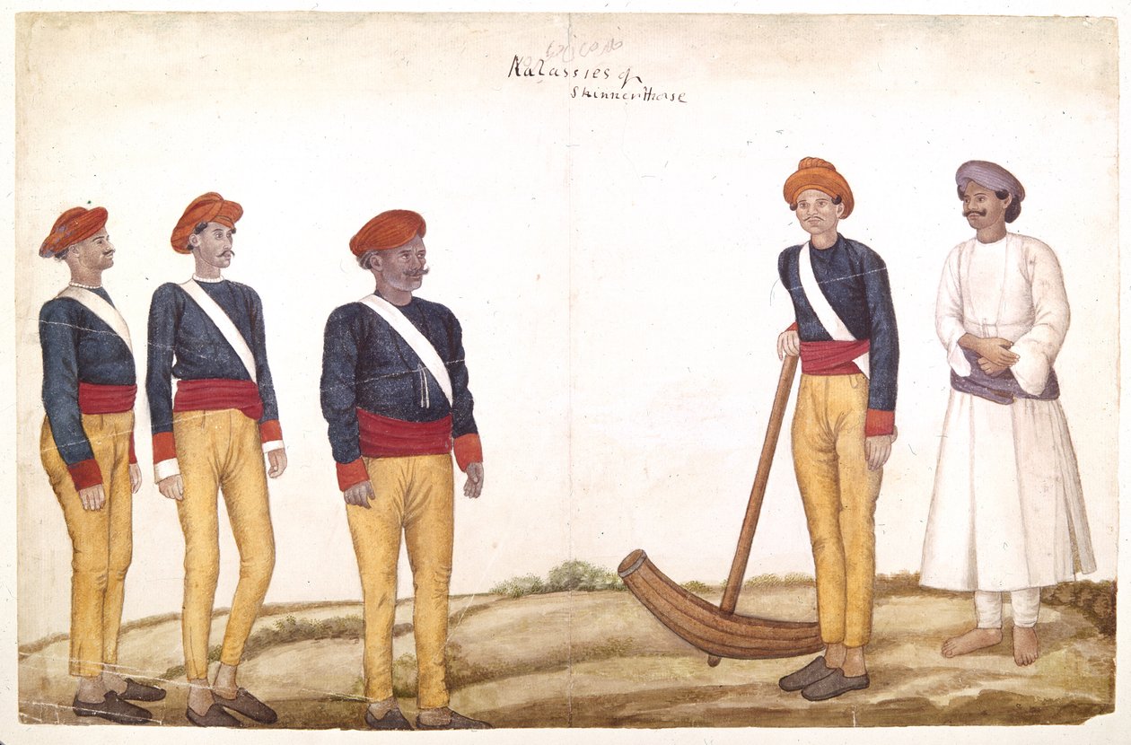 Çadır Siparişleri, c.1820-30 (kağıt üzerine sulu boya) by Persian School