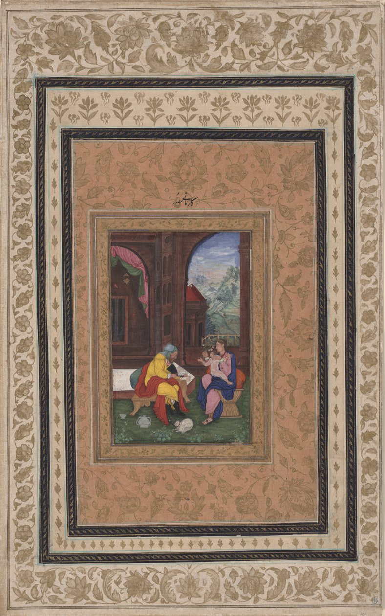 Kutsal Aile, c.1625 by Persian School