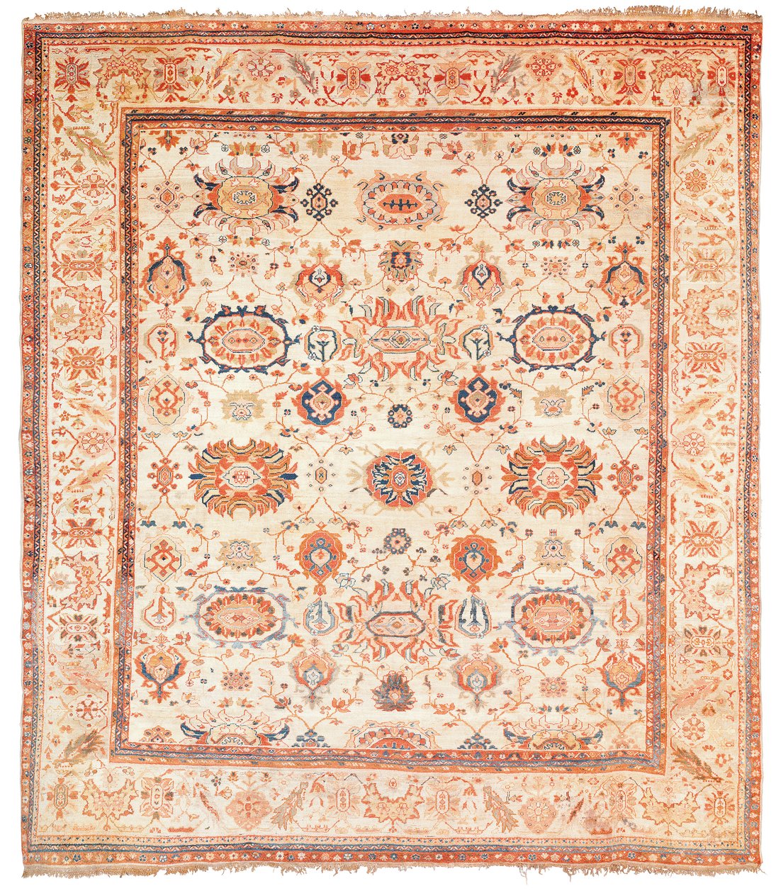 Ziegler halısı, Sultanabad bölgesi, Batı İran, c.1880 by Persian School