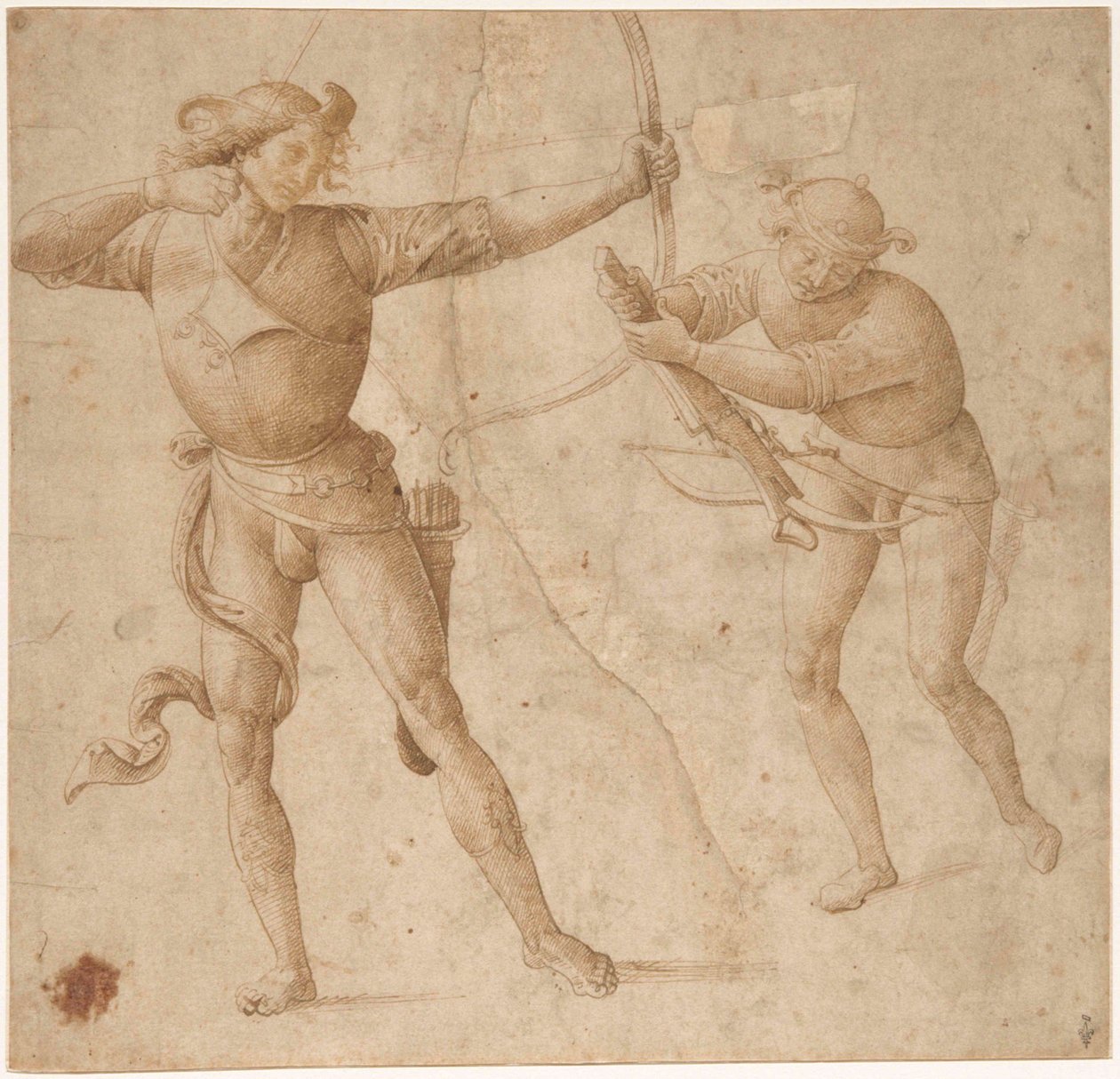 Okçu ve Arbalist, c. 1500. by Perugino
