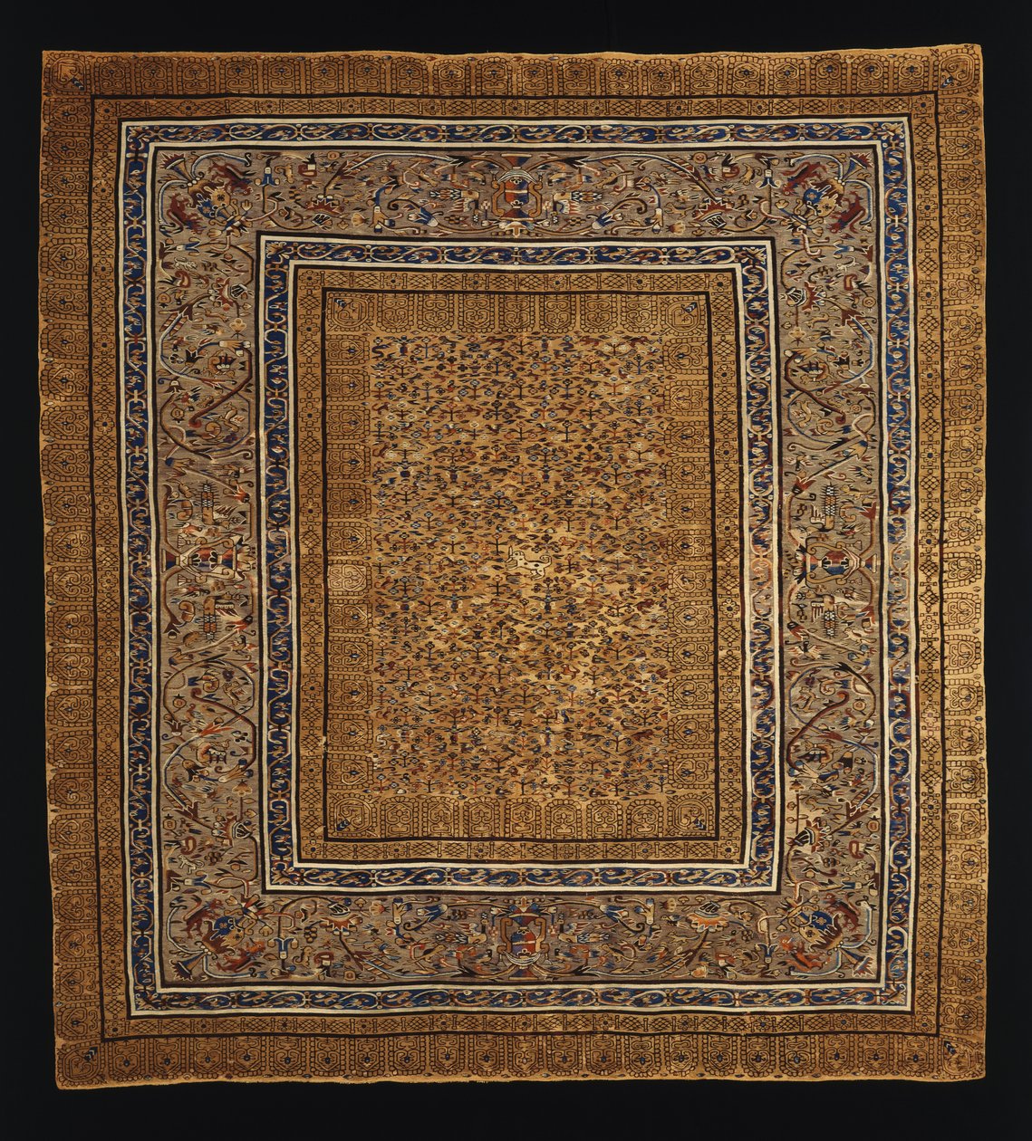 Goblen (alpaka yünü) by Peruvian School